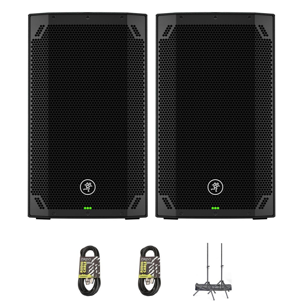 Mackie Thump 12 V4 Active 12" PA Speaker Bundle With Cables & Stands Mackie Thump 12 V4 Active 12" PA Speaker Bundle With Cables & Stands