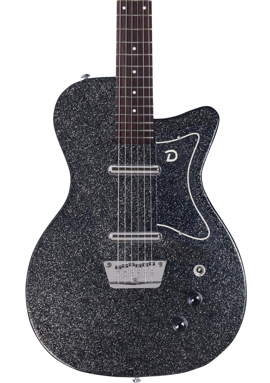 Danelectro Baritone Electric Guitar in Black Metalflake Danelectro Baritone Electric Guitar in Black Metalflake