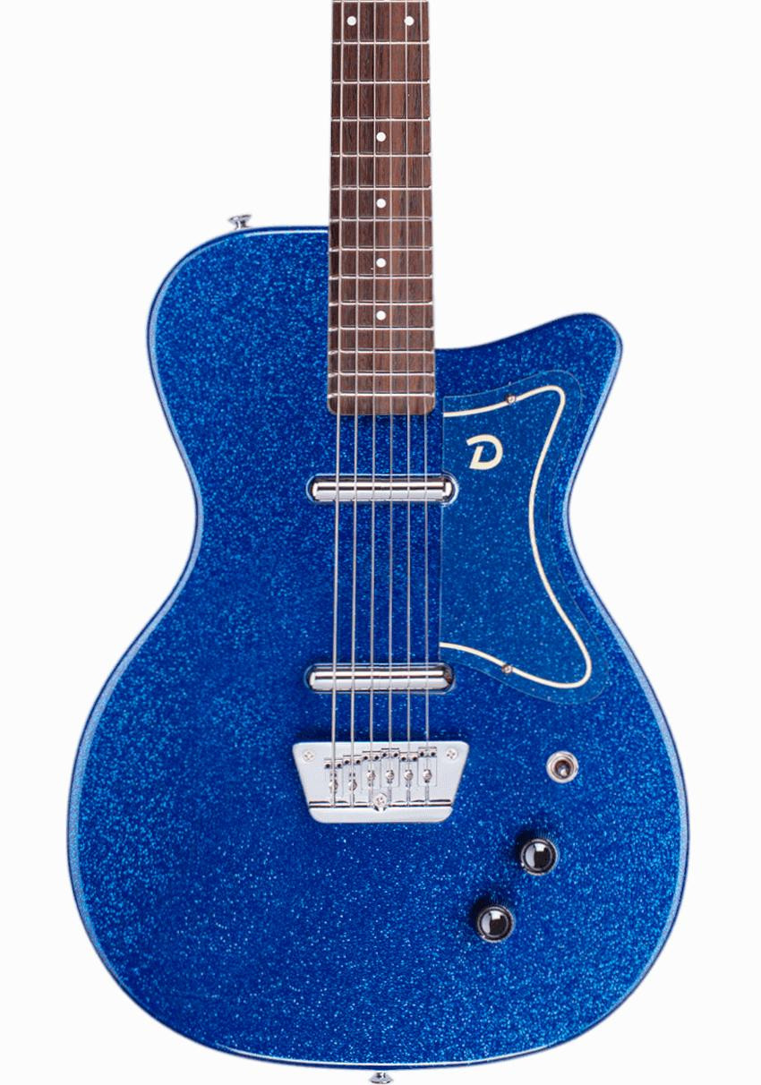 Danelectro Baritone Electric Guitar in Blue Metalflake Danelectro Baritone Electric Guitar in Blue Metalflake