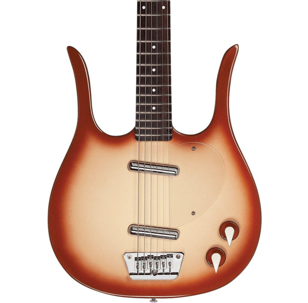 Danelectro Longhorn Baritone Electric Guitar in Copper Burst Danelectro Longhorn Baritone Electric Guitar in Copper Burst