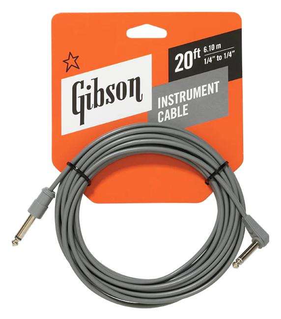 Gibson Vintage Original 20ft Instrument Cable in Vintage Grey Gibson Vintage Original 20ft Instrument Cable in Vintage Grey