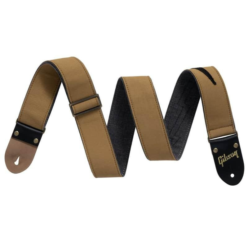 Gibson The Vintage Bolt Guitar Strap in Tan