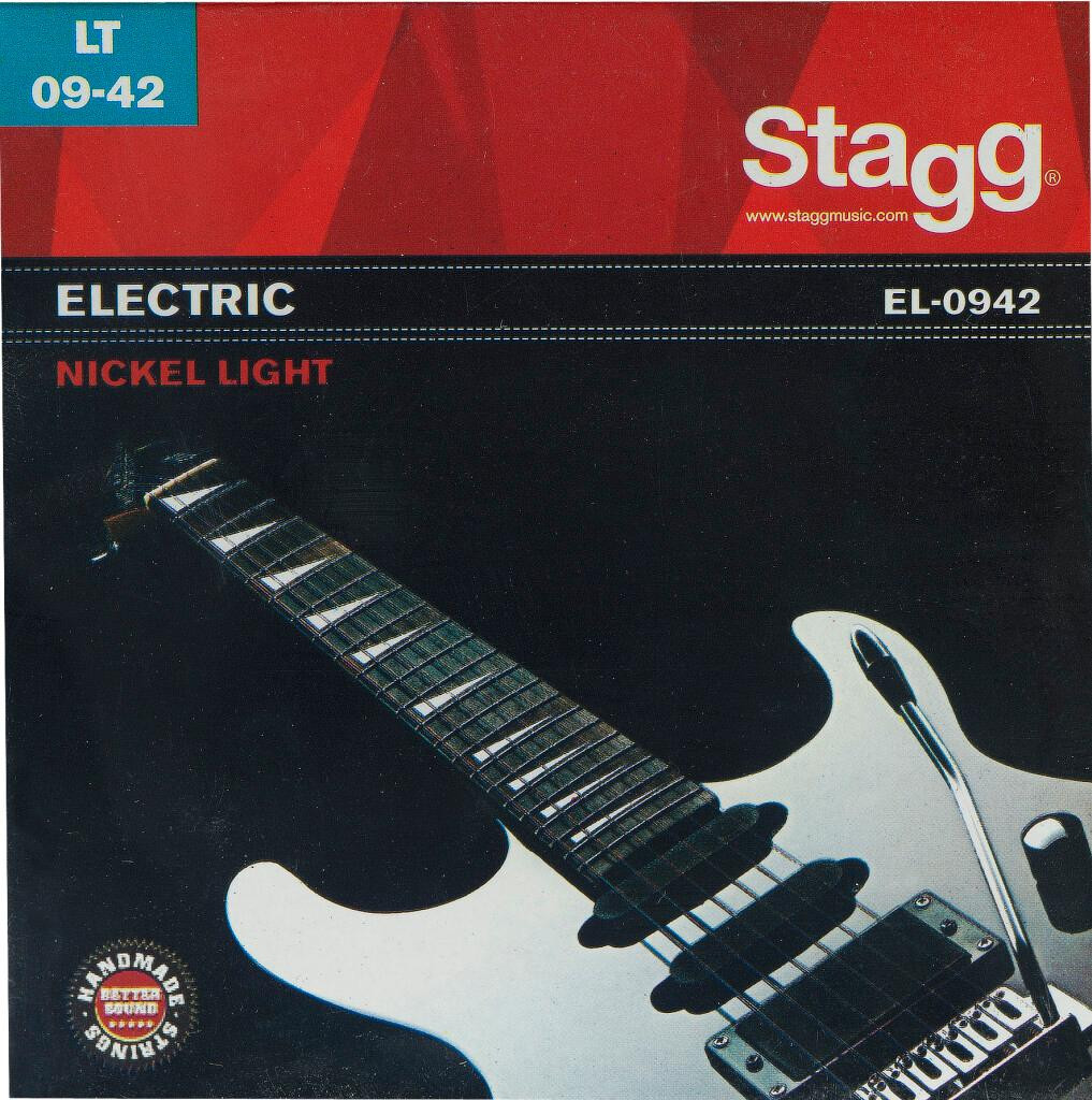 Stagg 9-42 Gauge Nickel Plated Steel Electric Guitar Strings Stagg 9-42 Gauge Nickel Plated Steel Electric Guitar Strings