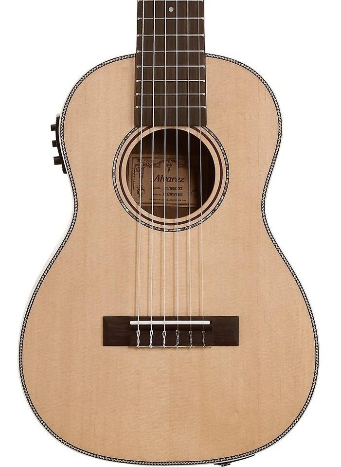 Alvarez Artist AU70BE/6 Electro Acoustic Baritone 6-String Ukulele in Natural