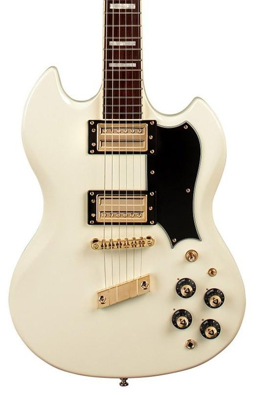 Guild Polara Kim Thayil Electric Guitar in Vintage White Guild Polara Kim Thayil Electric Guitar in Vintage White