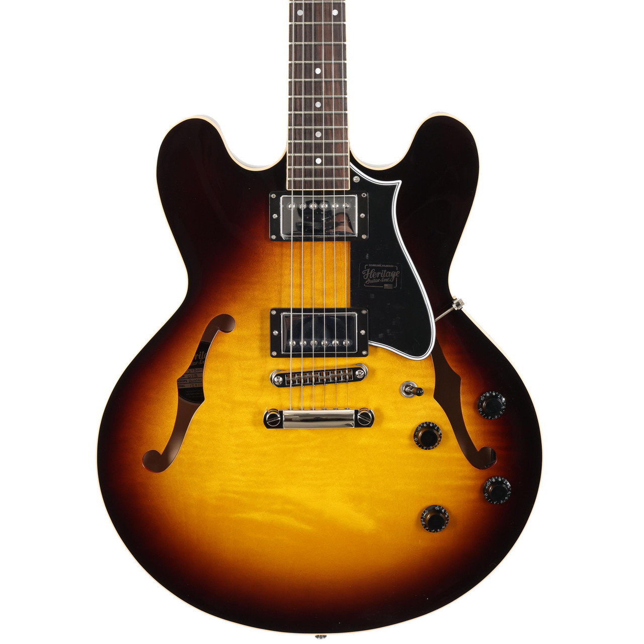 B Stock : Heritage Standard Collection H-535 Semi-Hollow Electric Guitar in Original Sunburst - 001