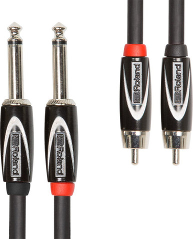 Roland RCC-3-2R2R 3FT / 1M Interconnect Cable, Dual RCA-RCA