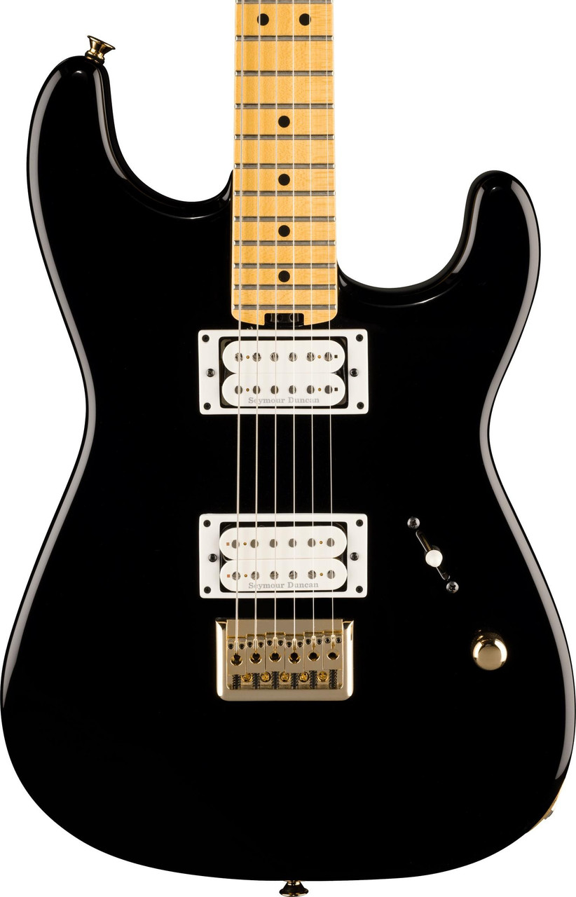 Charvel American Neo-Classic San Dimas SD1 HH HT Electric Guitar in Gloss Black Charvel American Neo-Classic San Dimas SD1 HH HT Electric Guitar in Gloss Black
