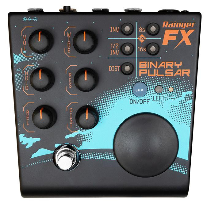 Rainger FX Binary Pulsar Sidechain Panner Tremolo Pedal Rainger FX Binary Pulsar Sidechain Panner Tremolo Pedal