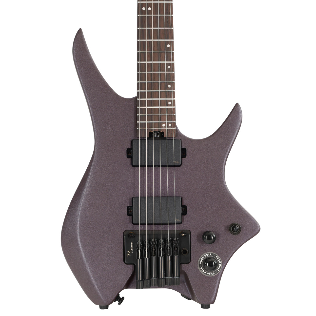 B Stock : HILS NEXT HN5 Headless Electric Guitar in Satin Metallic Deep Purple - 007 B Stock : HILS NEXT HN5 Headless Electric Guitar in Satin Metallic Deep Purple - 007