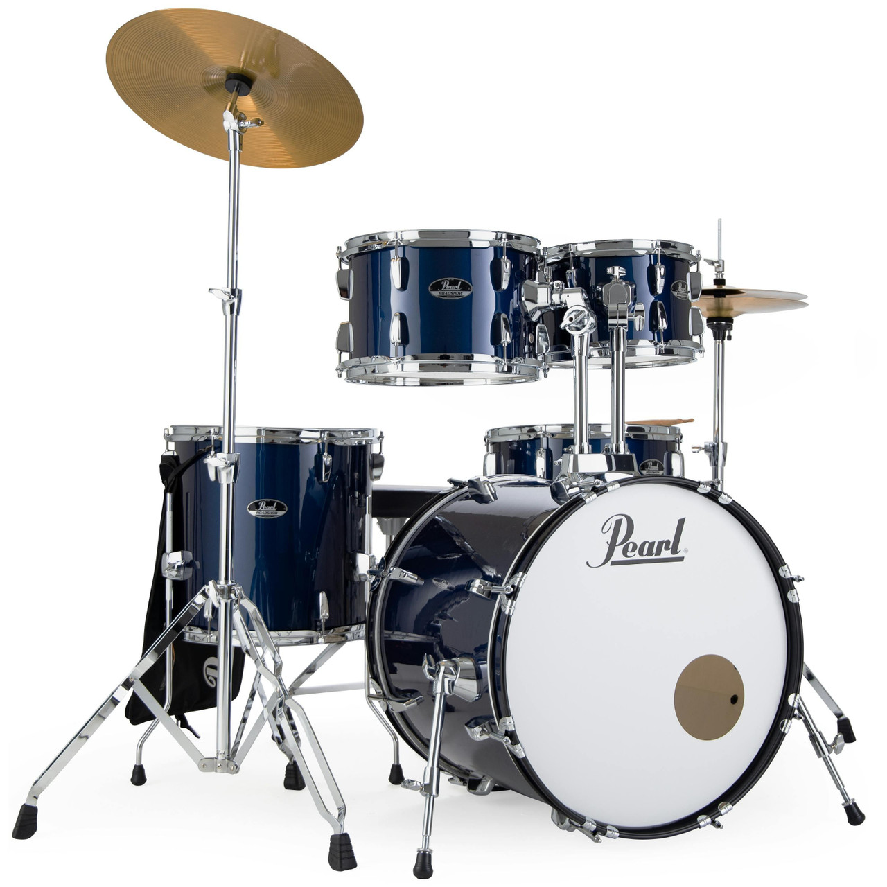 Pearl Roadshow 18" Acoustic Drum Kit in Royal Blue Metallic Pearl Roadshow 18" Acoustic Drum Kit in Royal Blue Metallic