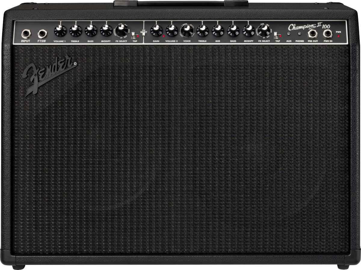 Fender Champion II 100 Blackout 100-Watt 2x12 Modelling Guitar Combo Amplifier
