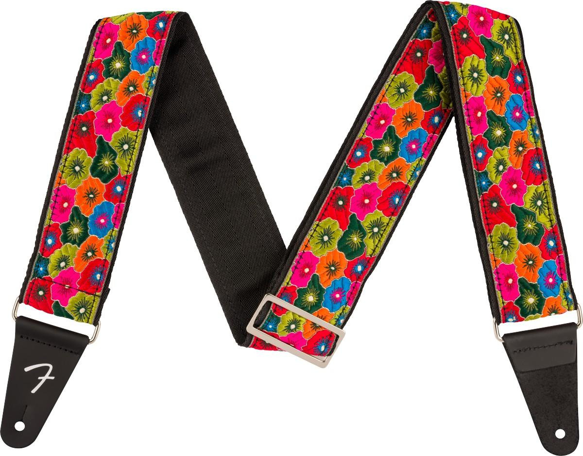 Fender Wild Bloom 2 Inch Guitar Strap in Green Fender Wild Bloom 2 Inch Guitar Strap in Green