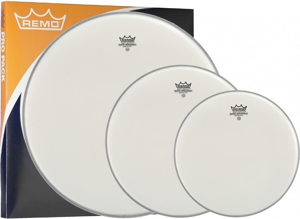 Remo Ambassador Tom Pack 10"/12"/14" Coated Drum Skins Remo Ambassador Tom Pack 10"/12"/14" Coated Drum Skins