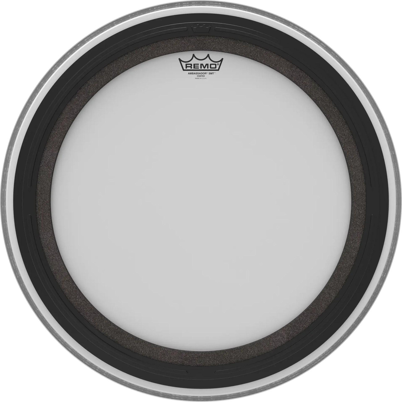 Remo, Ambassador SMT Coated Kick Ebony Drumhead, 18" Remo, Ambassador SMT Coated Kick Ebony Drumhead, 18"