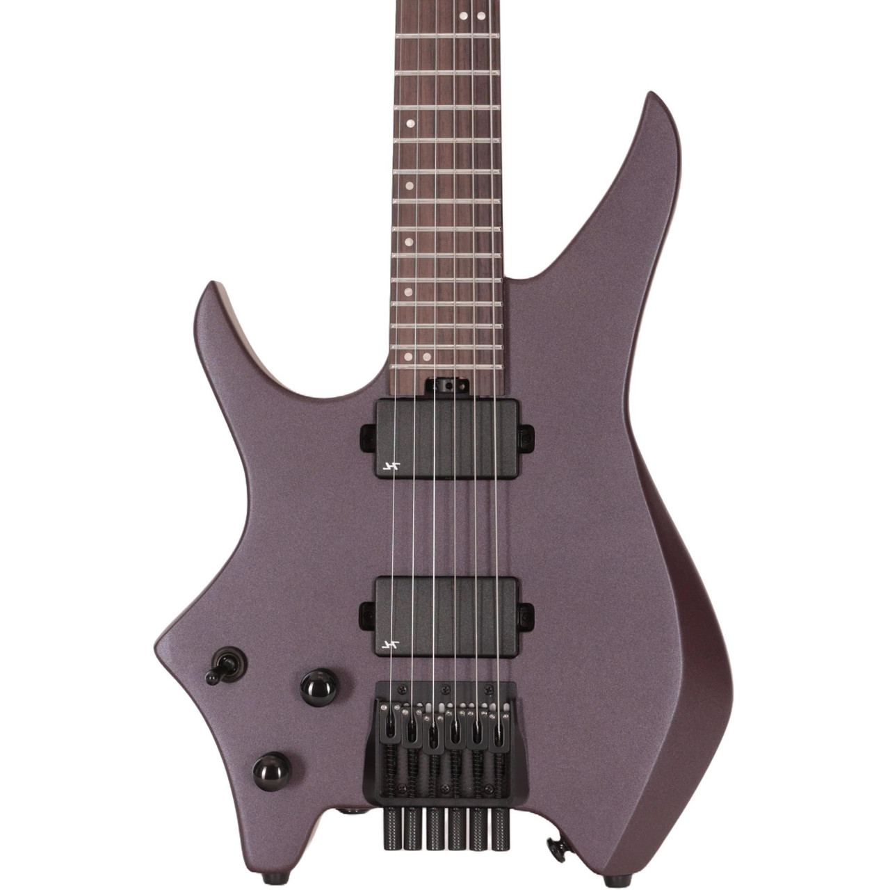 HILS NEXT HN3 Gen 1 Left Handed Headless Electric Guitar in Satin Metallic Deep Purple HILS NEXT HN3 Gen 1 Left Handed Headless Electric Guitar in Satin Metallic Deep Purple