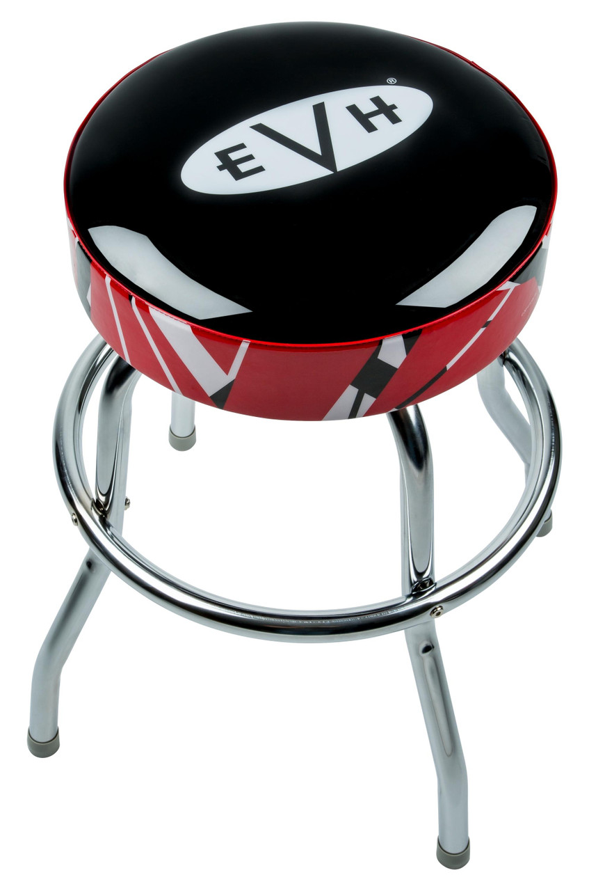 EVH 24 Inch Height Striped Trim Barstool EVH 24 Inch Height Striped Trim Barstool