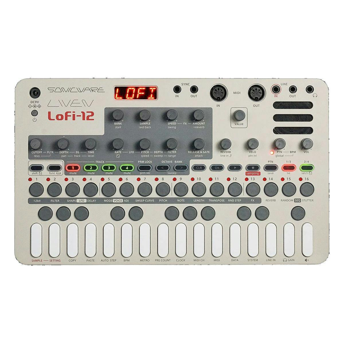 SonicWare Liven LoFi-12 Sampling Groovebox SonicWare Liven LoFi-12 Sampling Groovebox