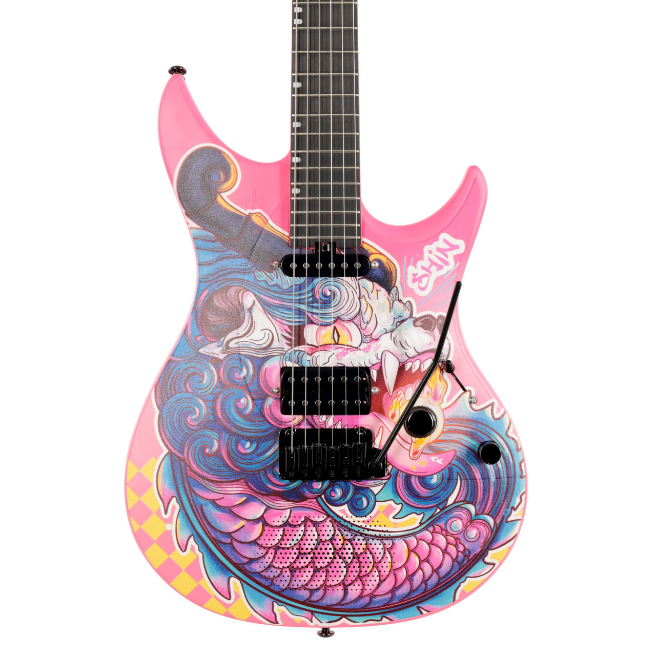 Enya Inspire Shinichi Kobayashi Signature Electric Smart Guitar in Loong Flame Enya Inspire Shinichi Kobayashi Signature Electric Smart Guitar in Loong Flame