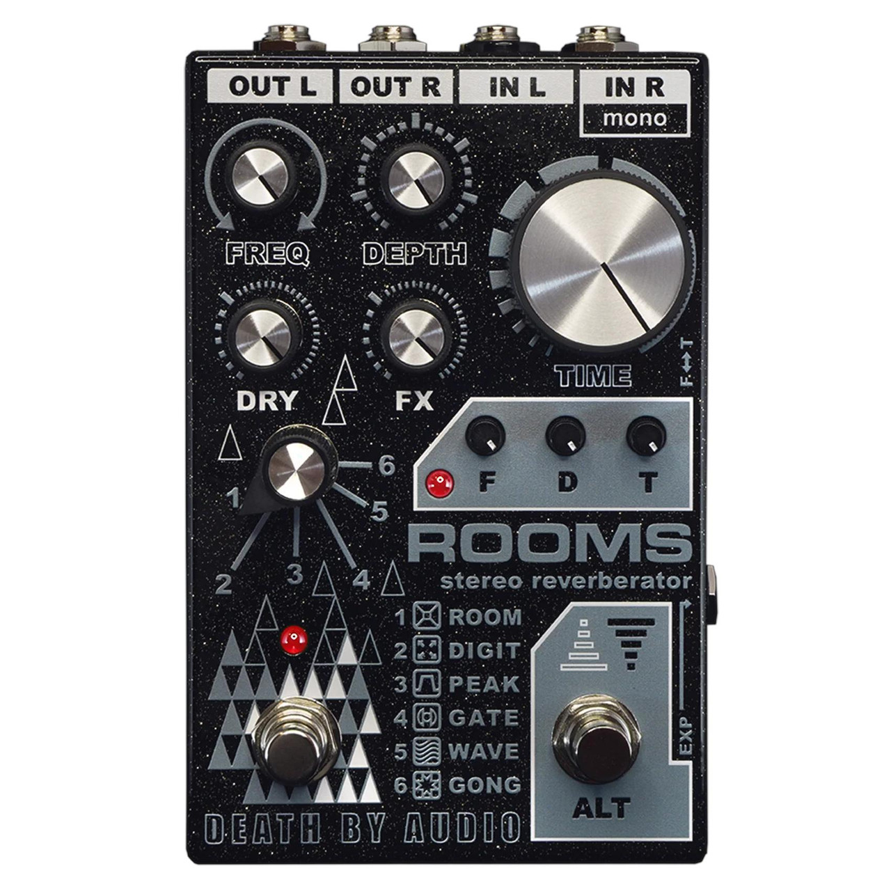 Death By Audio Rooms Stereo Reverberator Pedal Death By Audio Rooms Stereo Reverberator Pedal