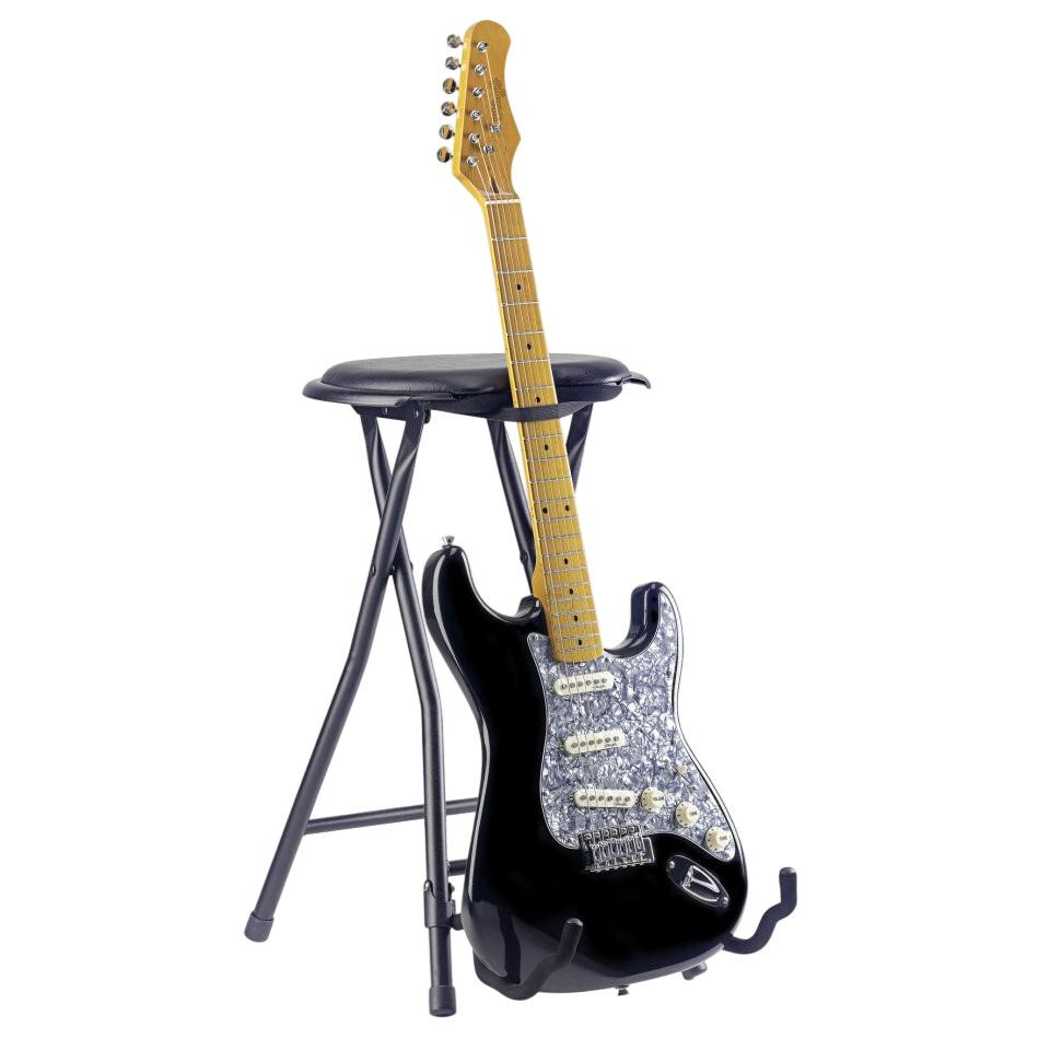 Andertons Foldable Guitar Stool & Stand Andertons Foldable Guitar Stool & Stand
