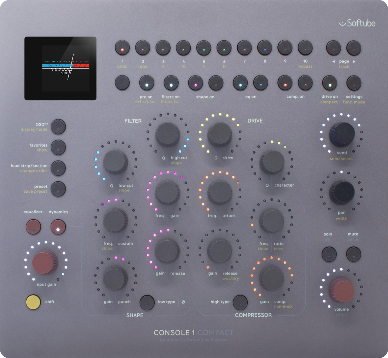 Softube Console 1 Compact DAW Controller Softube Console 1 Compact DAW Controller