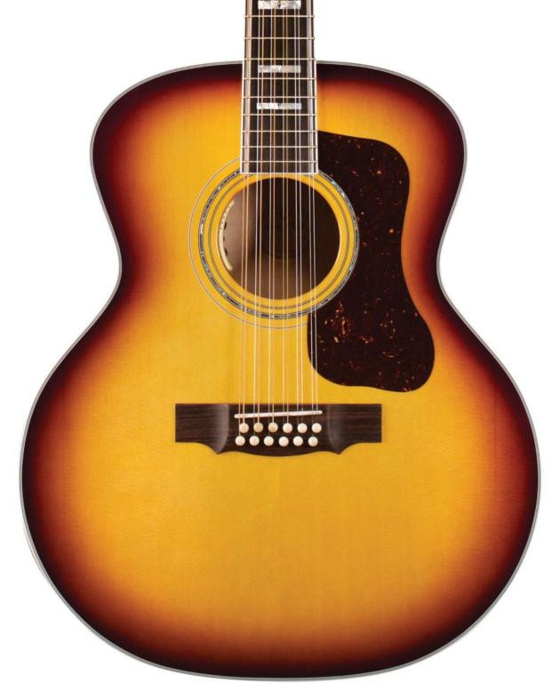 Guild USA F-512E Antique Burst 12-String Electro Acoustic Guitar Guild USA F-512E Antique Burst 12-String Electro Acoustic Guitar