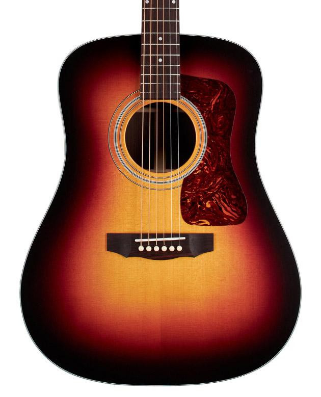 Guild USA D-50E Standard Antique Burst Electro Acoustic Guitar Guild USA D-50E Standard Antique Burst Electro Acoustic Guitar