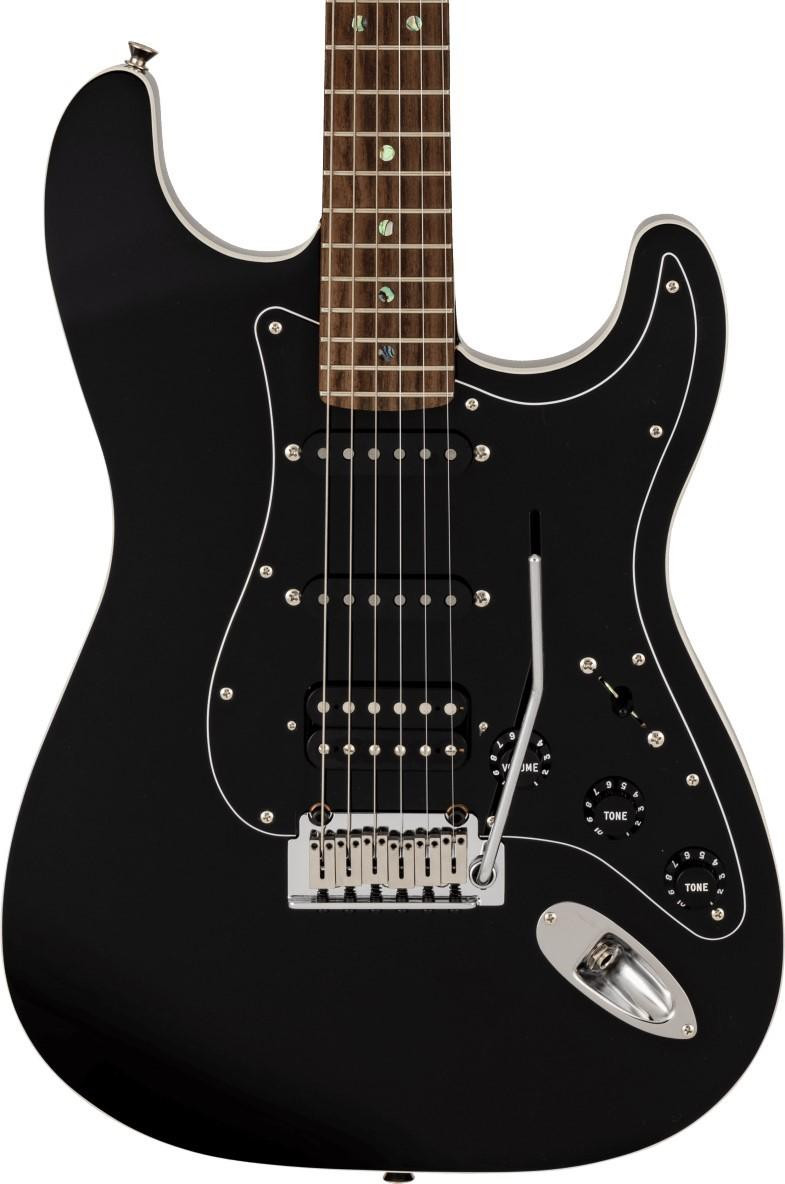 Fender Made in Japan Active Modern Stratocaster HSS Electric Guitar in Black Fender Made in Japan Active Modern Stratocaster HSS Electric Guitar in Black