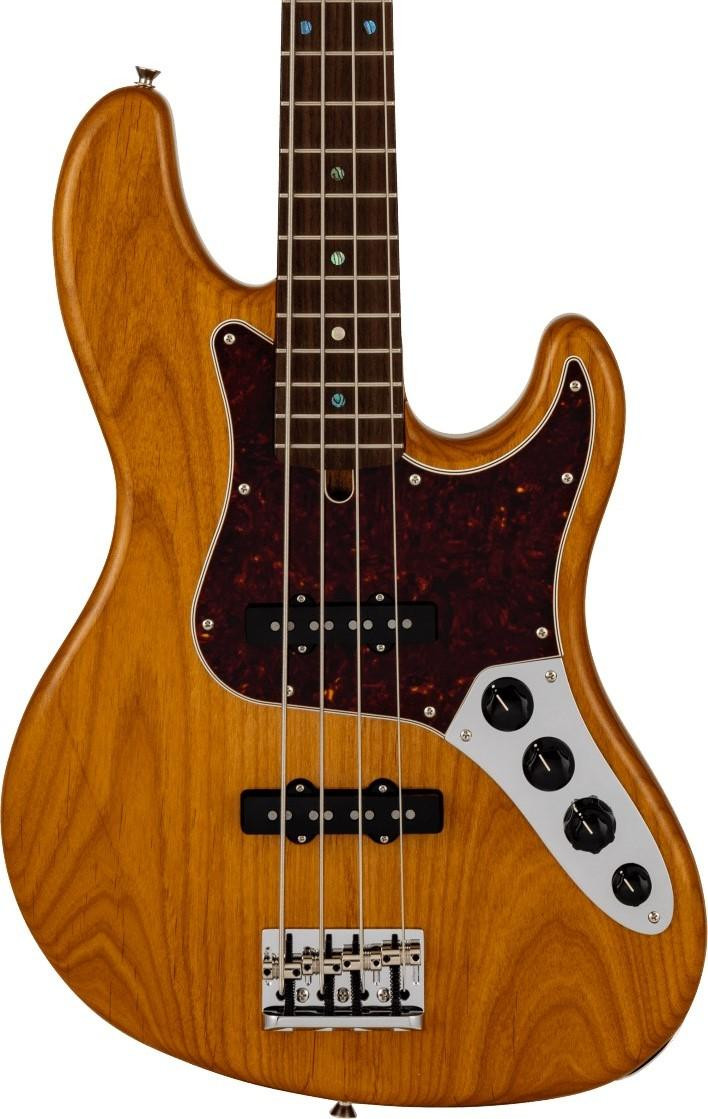 Fender Made in Japan Active Modern Jazz Bass Guitar in Vintage Natural Fender Made in Japan Active Modern Jazz Bass Guitar in Vintage Natural