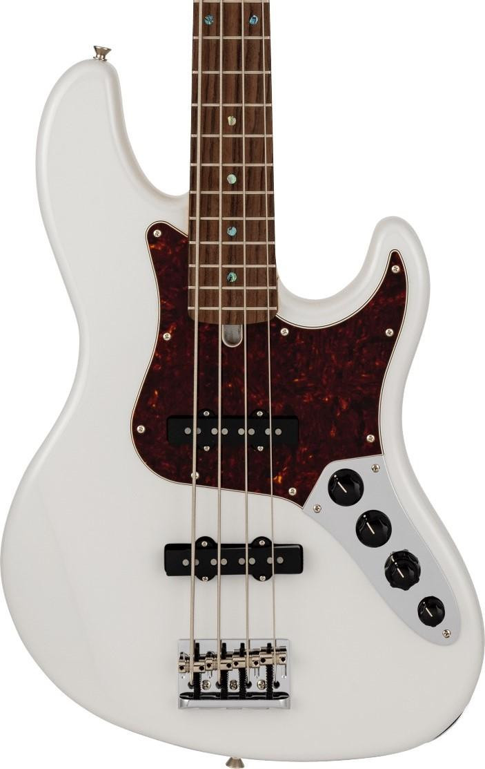 Fender Made in Japan Active Modern Jazz Bass Guitar in Feather Grey Fender Made in Japan Active Modern Jazz Bass Guitar in Feather Grey