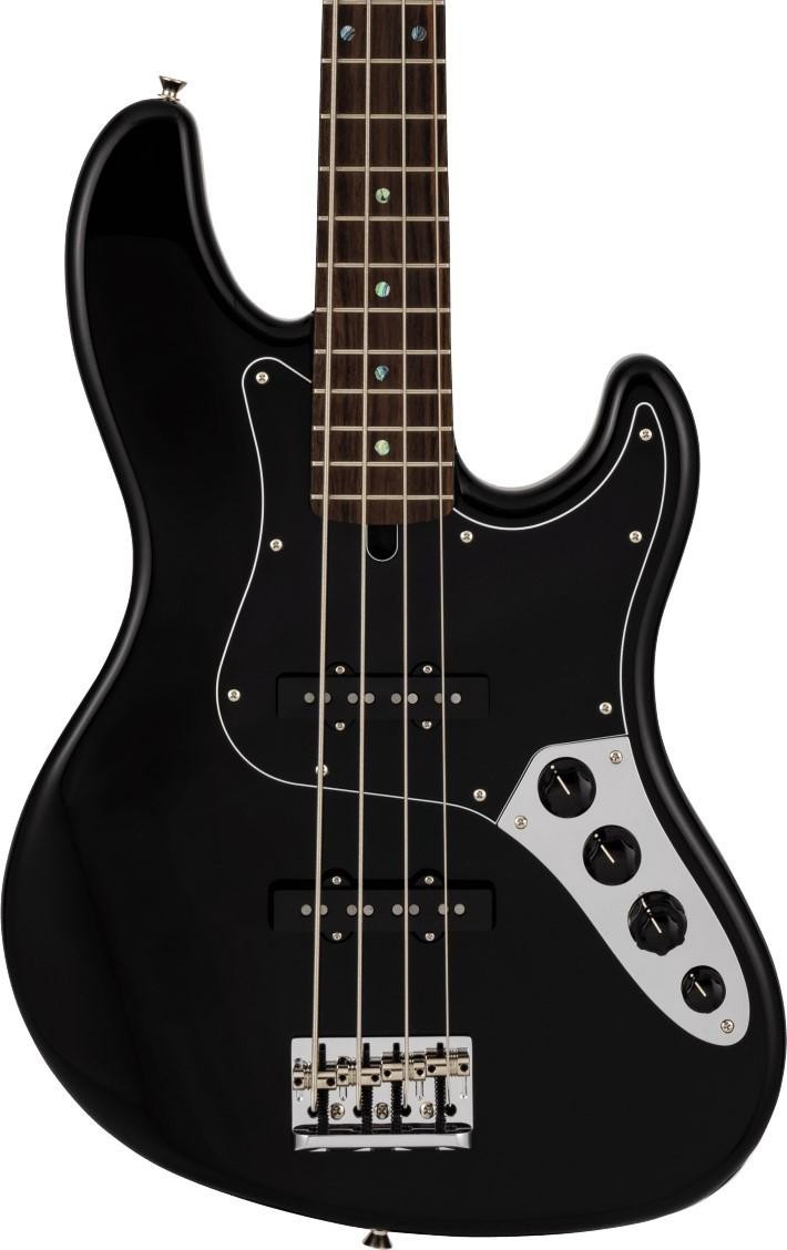 Fender Made in Japan Active Modern Jazz Bass Guitar in Black Fender Made in Japan Active Modern Jazz Bass Guitar in Black