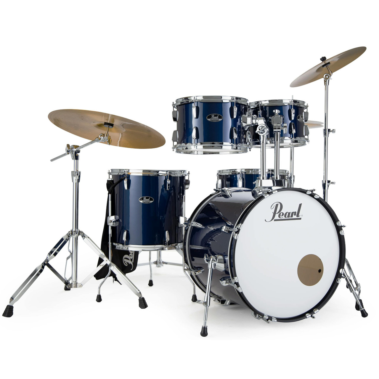 Pearl Roadshow 22" Acoustic Drum Kit in Royal Blue Metallic Pearl Roadshow 22" Acoustic Drum Kit in Royal Blue Metallic