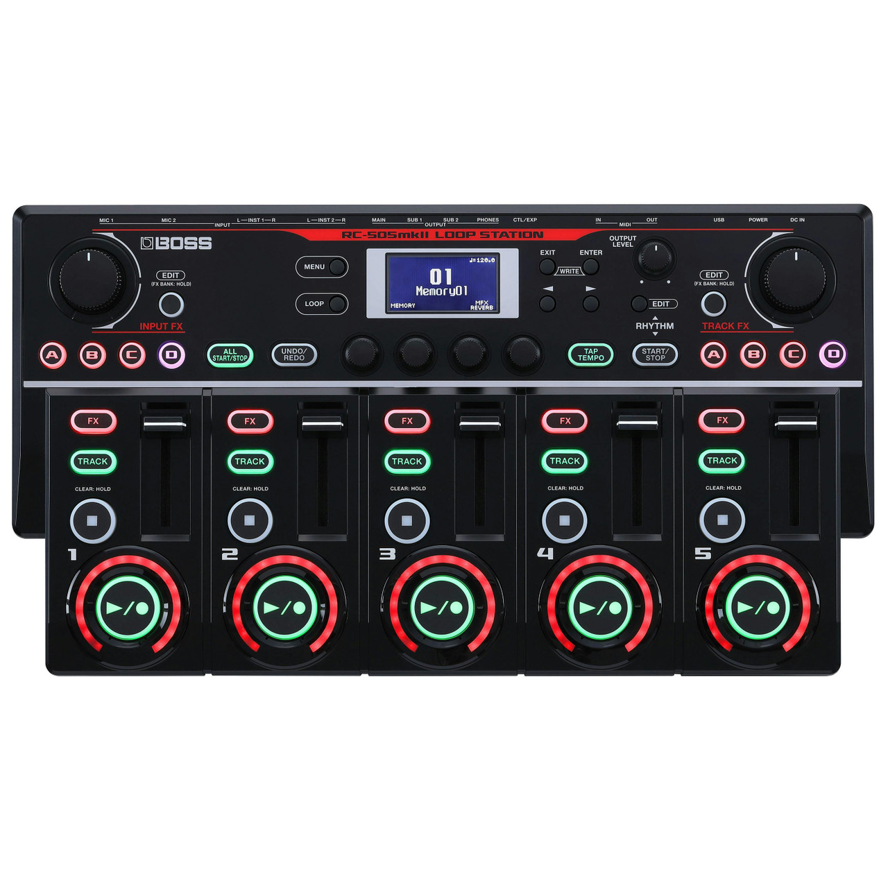 Boss RC-505MKII Flagship Tabletop Looper with 5 tracks & Mic Inputs Boss RC-505MKII Flagship Tabletop Looper with 5 tracks & Mic Inputs