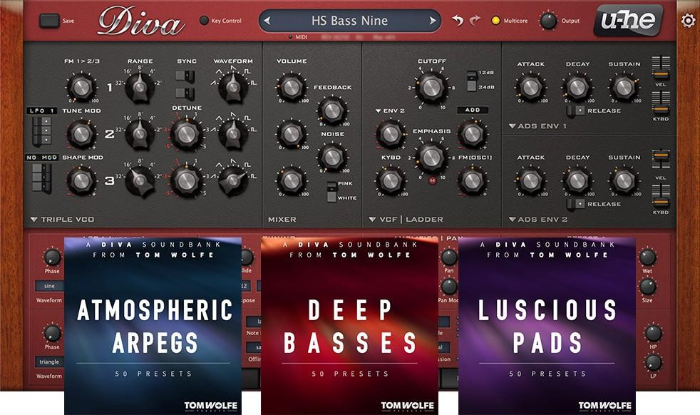 U-He Diva Tom Woolfe Plugin Bundle