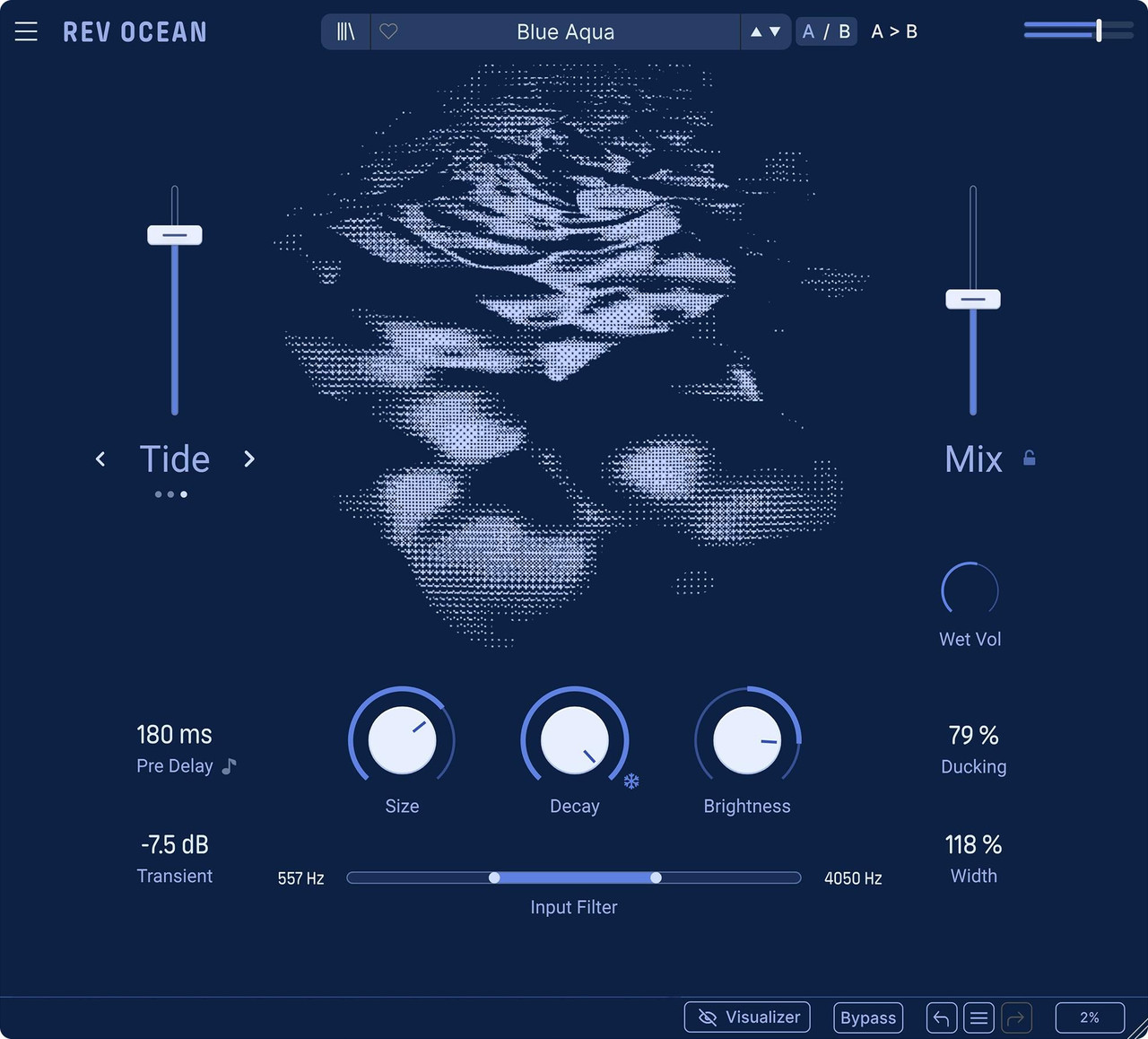 Arturia Rev Ocean Tidal Reverb