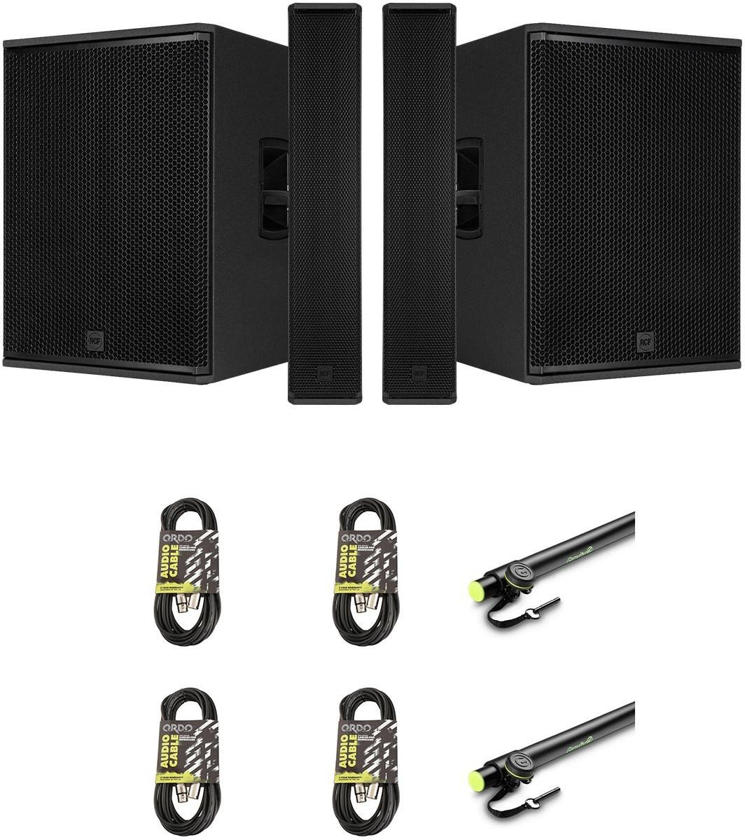 RCF NXL 24-A Mk2 Column PA With 18-AX Subs RCF NXL 24-A Mk2 Column PA With 18-AX Subs