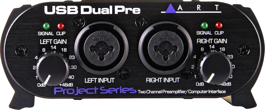 ART USB DUAL PRE Project Series Digital Audio Interface ART USB DUAL PRE Project Series Digital Audio Interface