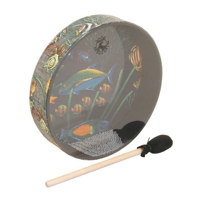 Remo 16"x2.5" Ocean Drum (graphic) Remo 16"x2.5" Ocean Drum (graphic)