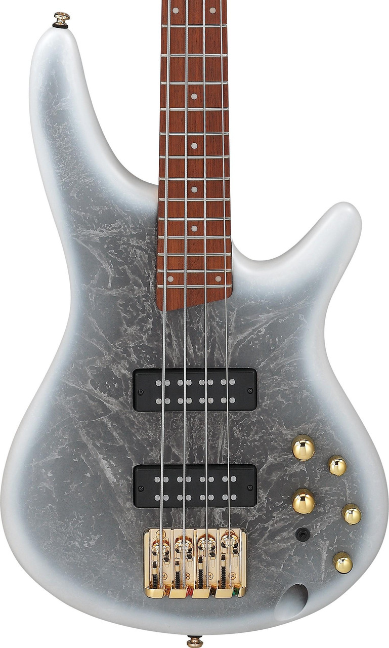Ibanez SR300EDX 4 String Bass Guitar in Frozen Black Glacier Matte Ibanez SR300EDX 4 String Bass Guitar in Frozen Black Glacier Matte