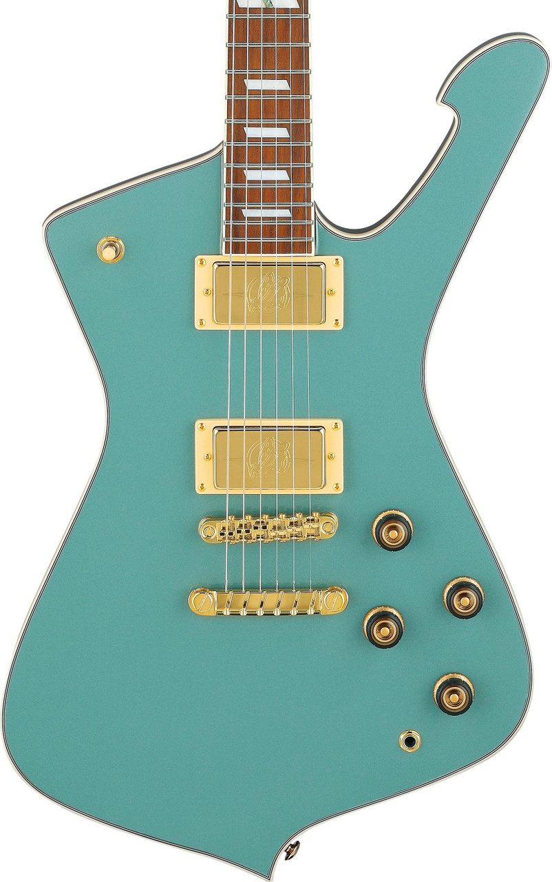Ibanez IC420 Iceman Electric Guitar  in Coral Green Metallic
