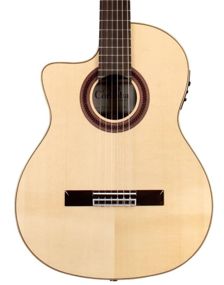 Cordoba Left Handed Iberia GK Studio Negra Flamenco Electro Acoustic Guitar