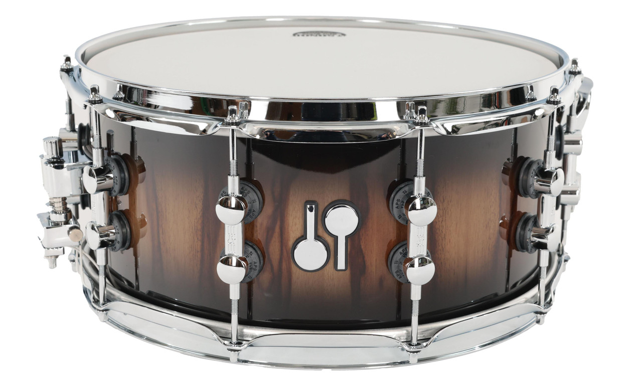 Sonor SQ2 14x6.5 Birch Snare Drum in African Marble Black Burst