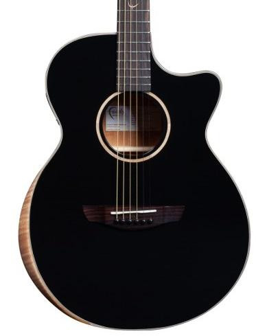 B Stock : Faith Eclipse Series Venus CE Electro Acoustic Guitar in Black Gloss - 001
