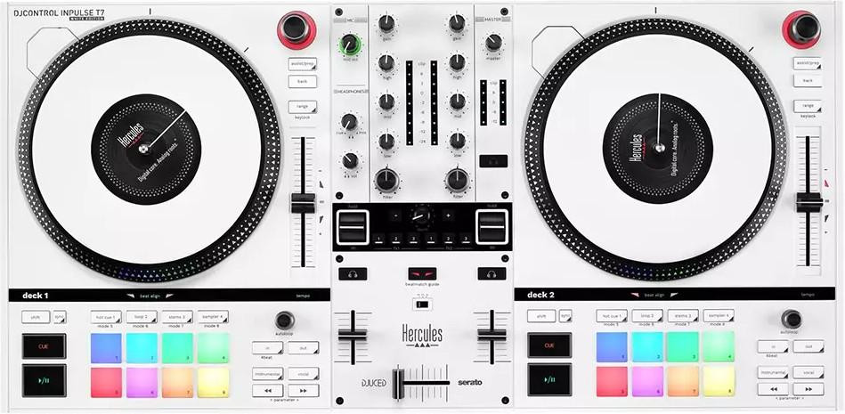 Hercules DJ Control Inpulse T7 (White Edition UK) DJ controller Hercules DJ Control Inpulse T7 (White Edition UK) DJ controller