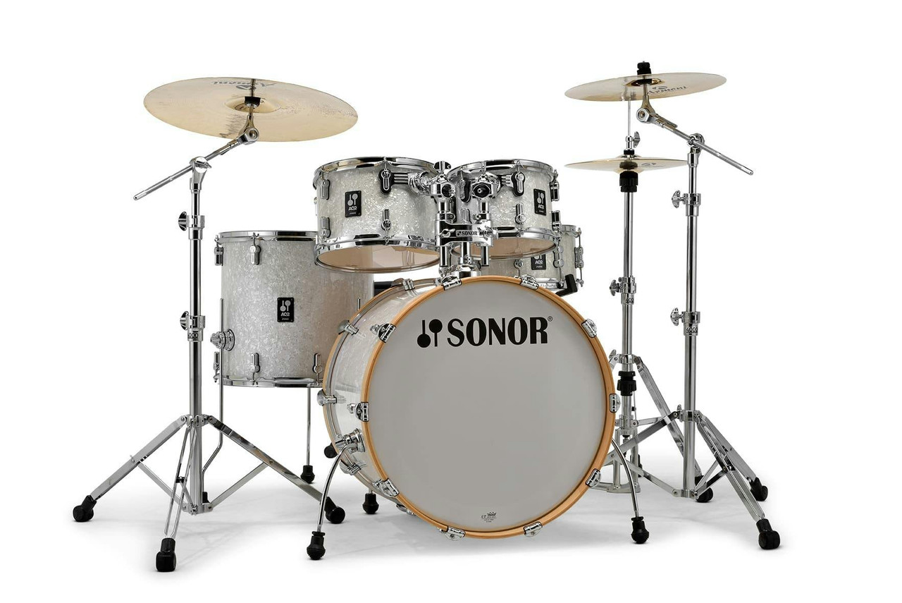 Sonor AQ2 Stage 22" Acoustic Drum Kit in White Marine Pearl Sonor AQ2 Stage 22" Acoustic Drum Kit in White Marine Pearl