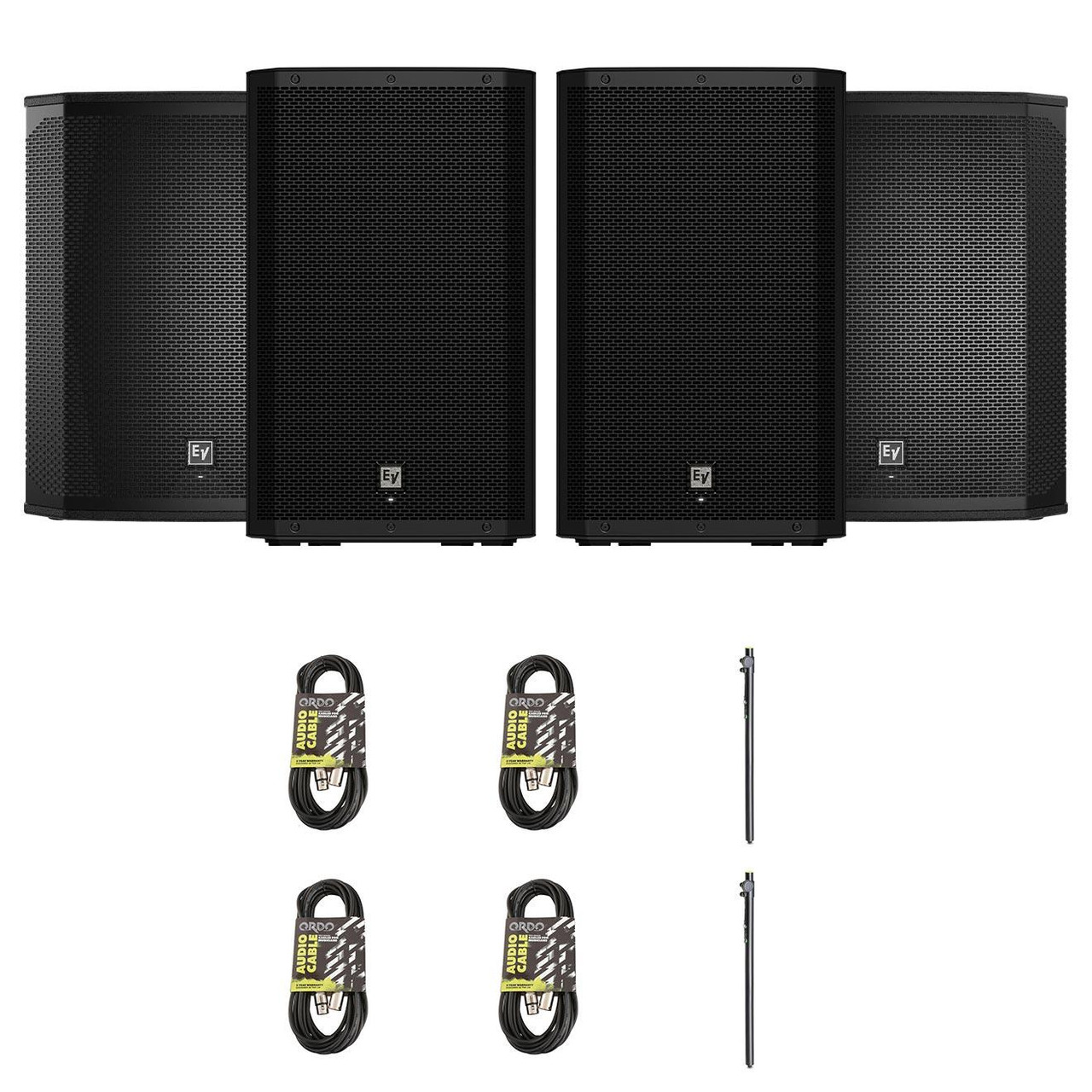 Electro Voice ZLX15P-G2 With ELX200-18SP Subs PA Bundle Electro Voice ZLX15P-G2 With ELX200-18SP Subs PA Bundle