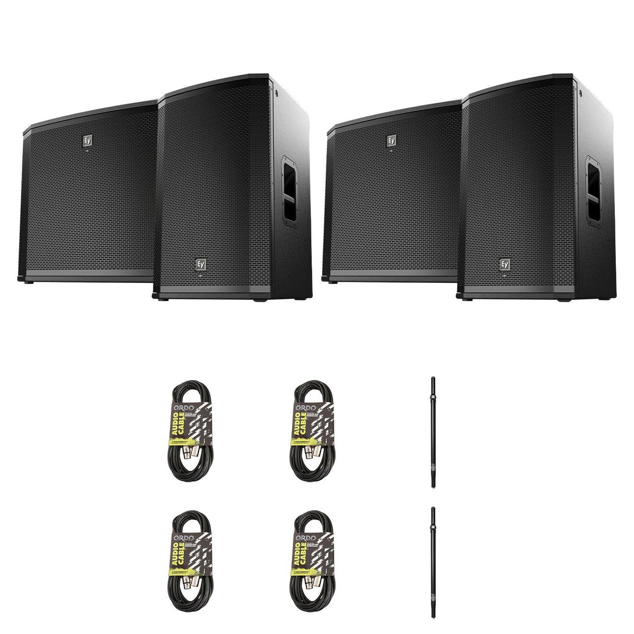 Electro Voice ETX-15P PA With ETX-18SP Subs PA Bundle Electro Voice ETX-15P PA With ETX-18SP Subs PA Bundle