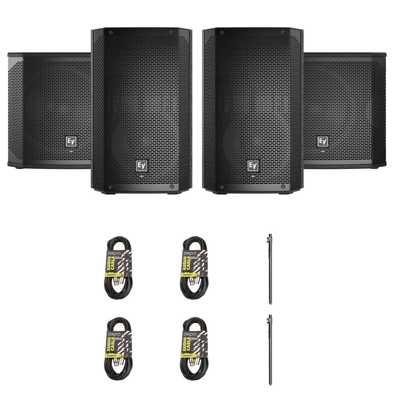 Electro Voice ELX200-10P PA With ELX20012SP Subs PA Bundle Electro Voice ELX200-10P PA With ELX20012SP Subs PA Bundle