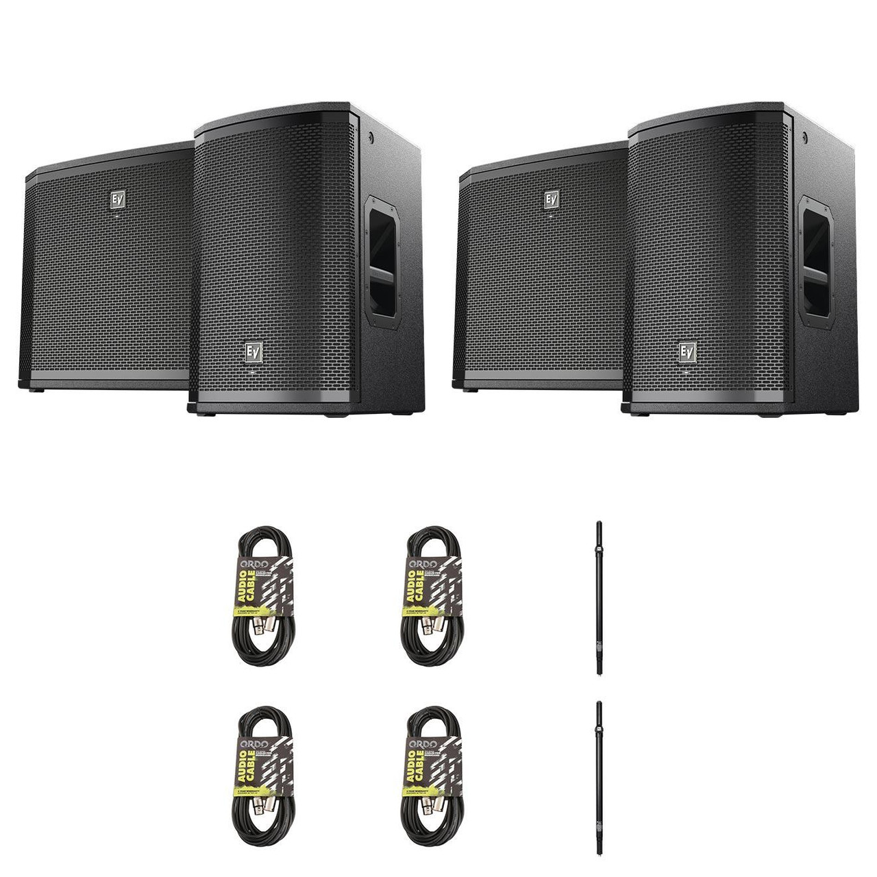 Electro Voice ETX-10P PA With ETX-15SP Subs PA Bundle Electro Voice ETX-10P PA With ETX-15SP Subs PA Bundle